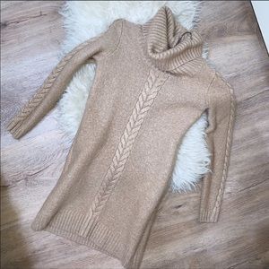 Banana Republic Cowl Neck Sweater Dress